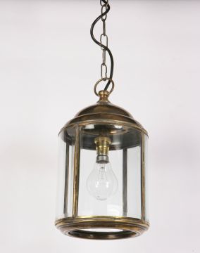 A lovely solid brass lantern - Various colour options ID Large View