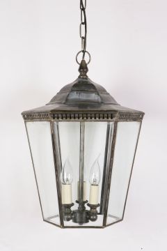 Large solid brass lantern - Various finish options ID Large View