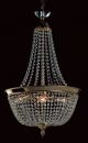 Empire Style Strass Crystal Ceiling Chandelier- various finishes ID 