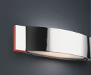 Chrome Wall Uplighter with Diffuser and Optional Colour Inserts - DISCONTINUED 1