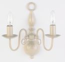 A Flemish Style Wall Light Finished in Cream and Silver - DISCONTINUED