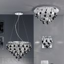 Contemporary Wall Light with Clear and Black Glass Balls - DISCONTINUED 1