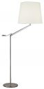 A Stylish and Flexible Floor Lamp with Satin Chrome Finish ID