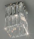An Elegant Square Swarovski© Crystal Ceiling Light ID