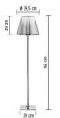 FLOS KTRIBE F2 BRONZE Floorstand with Dimmer  ID 1
