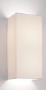A Rectangular White Fabric Wall Up and Down Light ID