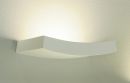 A White Plaster Halogen Floating Wall Uplighter ID 1