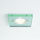 A Square Clear Glass IP65 Fire Rated Downlight ID - DISCONTINUED
