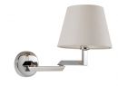 A Triangular Swing Arm Wall Light with Cream Shade - DISCONTINUED