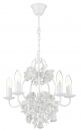 A Gorgeous Gloss White Floral Ceiling Light - DISCONTINUED