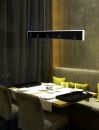 A Modern Gloss Black Suspended Bar Light - DISCONTINUED 1