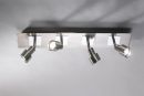 Four Spot Lights on a Linear Ceiling Plate ID