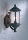 Traditional Outdoor Lantern with Textured Glass - Options ID 1