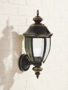 A Traditional Outdoor Wall-Mounted Lantern with Clear Glass - DISCONTINUED