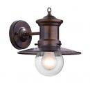 A Traditional Outdoor Station Lamp with Seeded Glass ID