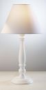 A Simple Small Table Lamp in White - Complete with Shade ID
