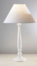 A Simple Large Table Lamp in White - Complete with Shade ID