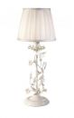 A Floral Design Table Lamp Finished in Cream Gold - DISCONTINUED