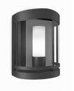 Urban Grey Large Outdoor Wall Light with Clear Glass - DISCONTINUED