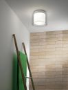 A Stylish Flush Ceiling Light Using Clear and Frosted Glass ID 1