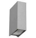 A Modern Exterior LED Wall Light Finished in Grey - DISCONTINUED