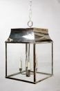 Large Nickel Plated Lantern Made From Solid Brass ID