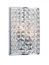 Polished Chrome Wall Light with Crystal Decoration ID