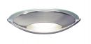 Halogen Wall Uplighter with Clear Glass Rim - Colour Option ID 1