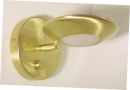 A Wall-Mounted Adjustable Uplighter - Satin Brass ID