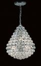 Polished Chrome and Strass Crystal Chandelier ID 