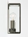 A Simple Outdoor Box Lantern - Polished Nickel ID 1