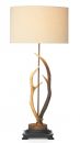 Hand Painted Antler Style Table Lamp with Shade ID