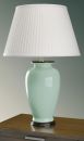 A Celadon Table Lamp Complete with Shade ID