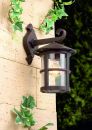 Dark Brown Finish Outdoor Wall Light in a Jam Jar Style - DISCONTINUED 1