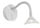 A Fully Flexible LED Wall Light Finished in White - DISCONTINUED 1