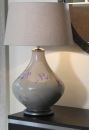 Jenny Worrall Purple Iris - Hand-Painted Table Lamp ID DISCONTINUED 1