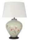 Jenny Worrall Coral Orchid - Hand-Painted Table Lamp ID DISCONTINUED