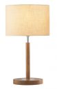 Light Colour Wooden Table Lamp with Shade ID