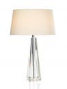 A Tapered Crystal Table lamp with Shade ID