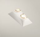 Twin Fixed Trimless Downlighter- LED Option ID