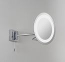 Polished Chrome Adjustable Bathroom Mirror ID