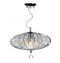 Chrome and Crystal 3 Light Ceiling Pendant  - DISCONTINUED