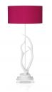 Antler Table Lamp in White with Silk Shade - Colour Options - DISCONTINUED 1
