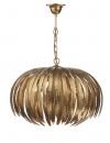 Golden Feather Suspended Single Ceiling Pendant ID