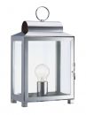Rectangle Table Lamp Polished Chrome with Bevelled Glass - DISCONTINUED