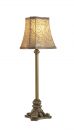 Antique Gold Large Table Lamp complete with Shade - DISCONTINUED