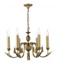 6 Light Ceiling Pendant Finished in Antique Gold ID