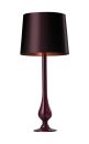 Purple Table Lamp complete with Shade  - DISCONTINUED
