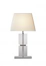 Quartz Glass Table Lamp complete with Shade - DISCONTINUED
