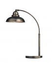 Antique Chrome Arc Style Adjustable Table Lamp - DISCONTINUED